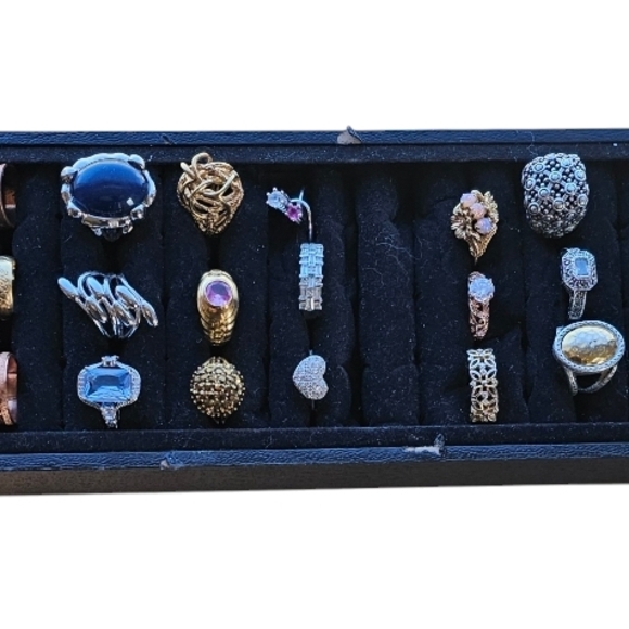 Jewelry Bundle 30 Rings Lot Size 6 To 10 - Picture 9 of 15